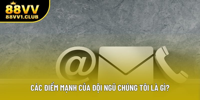 Các điểm mạnh của đội ngũ chúng tôi là gì? Các điểm mạnh của đội ngũ chúng tôi là gì?