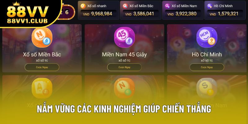 Nắm vững các kinh nghiệm giúp chiến thắng