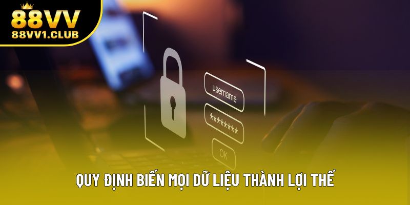 Quy định biến mọi dữ liệu thành lợi thế